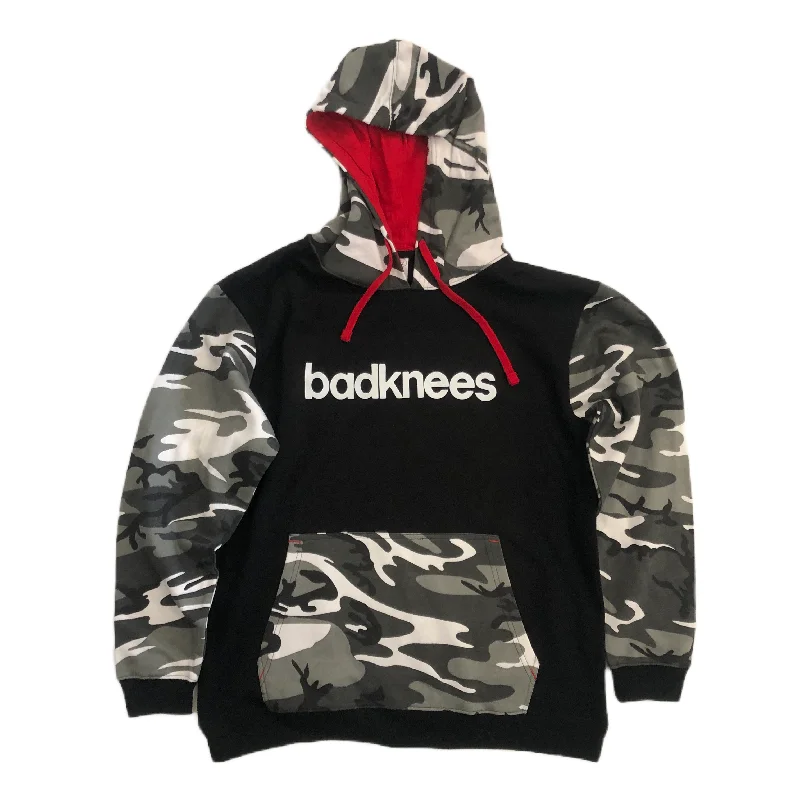 Glitter Sweatshirtsbadknees Camo Hoodie - Hint of Red