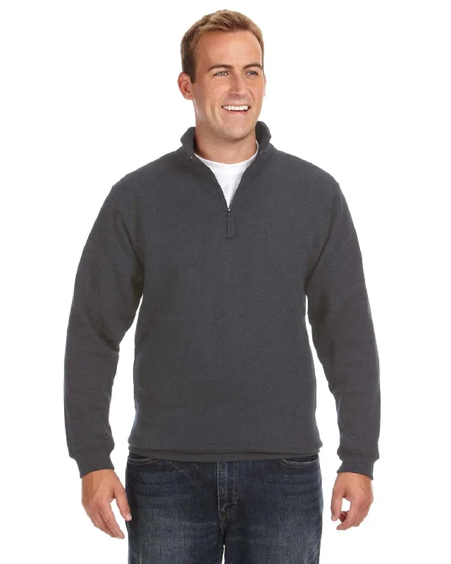 Asymmetrical HoodiesJ America JA8634 Adult Heavyweight Fleece Quarter-Zip