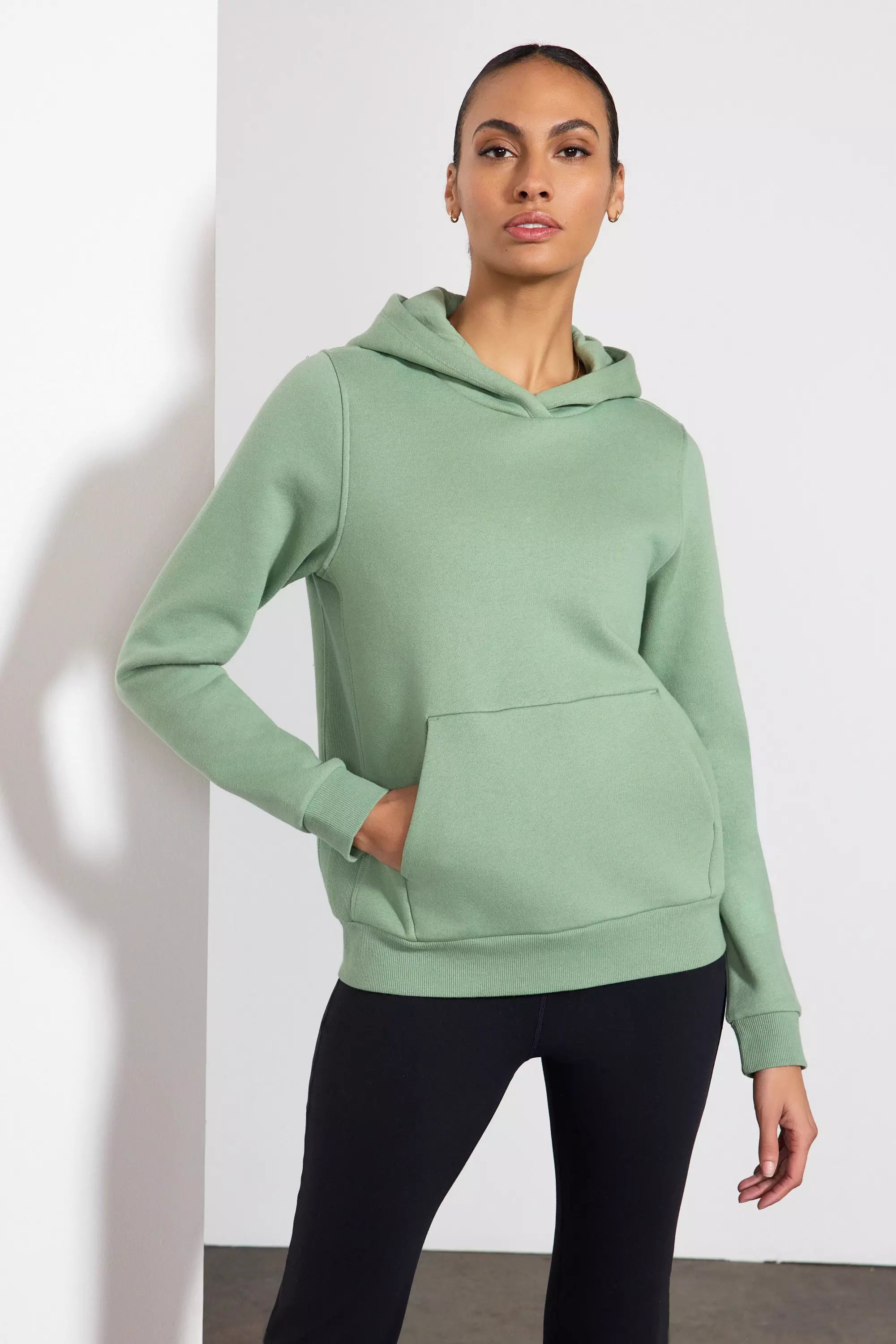 Luxefleece Pullover Hoodie - Hedge GreenPulloverwool