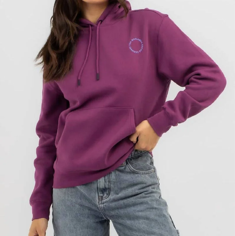 Next Level Fleece Pullover Sweatshirt In SangriaPulloverline