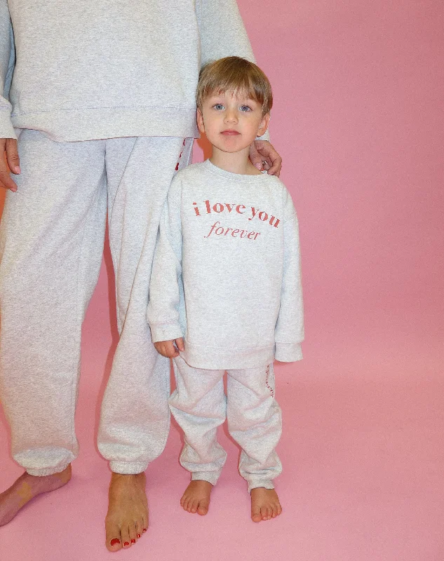 Artist HoodiesKids "I Love You Forever" Oversized Jogger