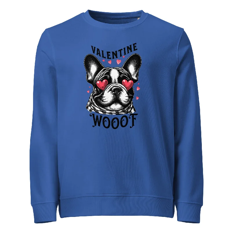 Reversible HoodiesValentine Woof Graphic Organic Sweatshirt