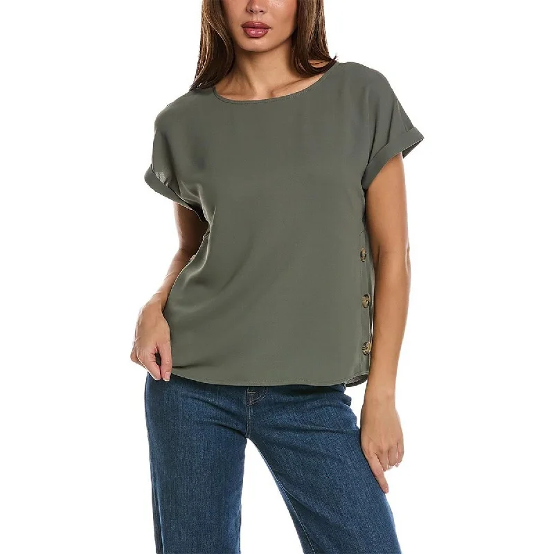 Womens Crewneck Short Sleeve Pullover TopPullovermove