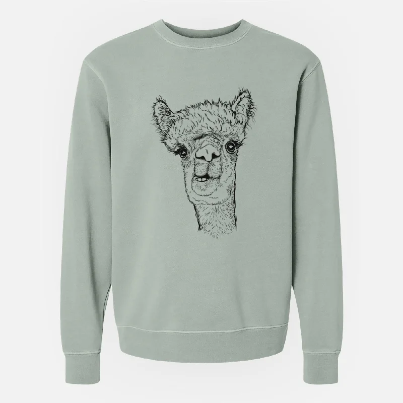 Limited Edition HoodiesAlpaca - Unisex Pigment Dyed Crew Sweatshirt