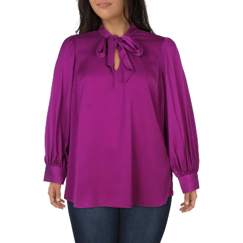 Layered ShirtsCity Chic Womens Tie B  Blouse