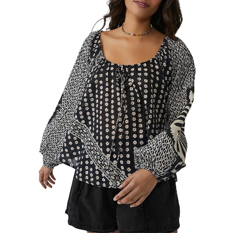 Layered ShirtsFree People Womens Elena Cotton Boho Blouse