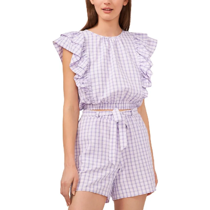 Urban ShirtsRiley & Rae Womens Checkered Daytime Blouse