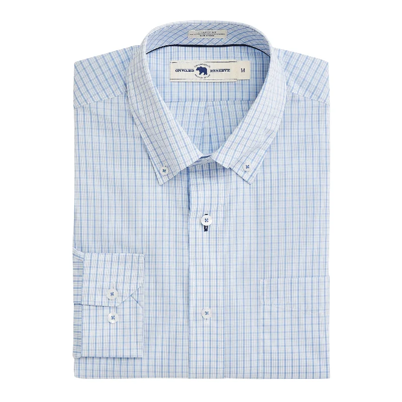 Hilton Classic Fit Quad Button Down - Endless SkySeamless lamination