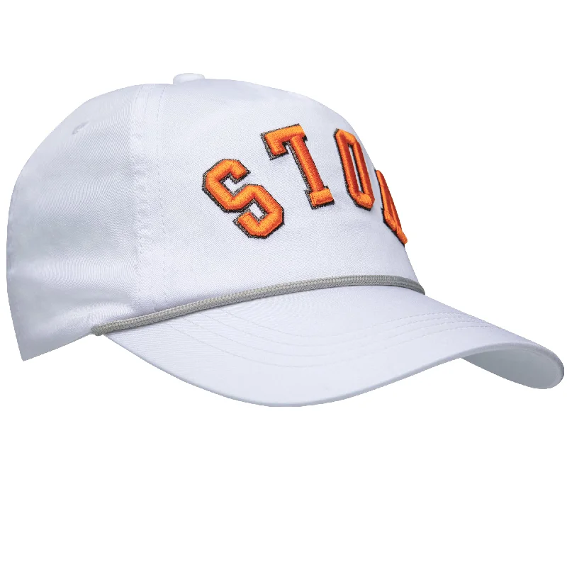 Vols Upside Down Rope Hat - White Hat / Grey RopeWaterproof fabric