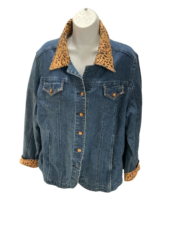 Asymmetrical JacketsChristine Alexander Women's Jacket Jean Leopard XL