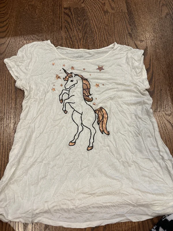 Painted JacketsJustice unicorn shirt --- Box 4 14-16