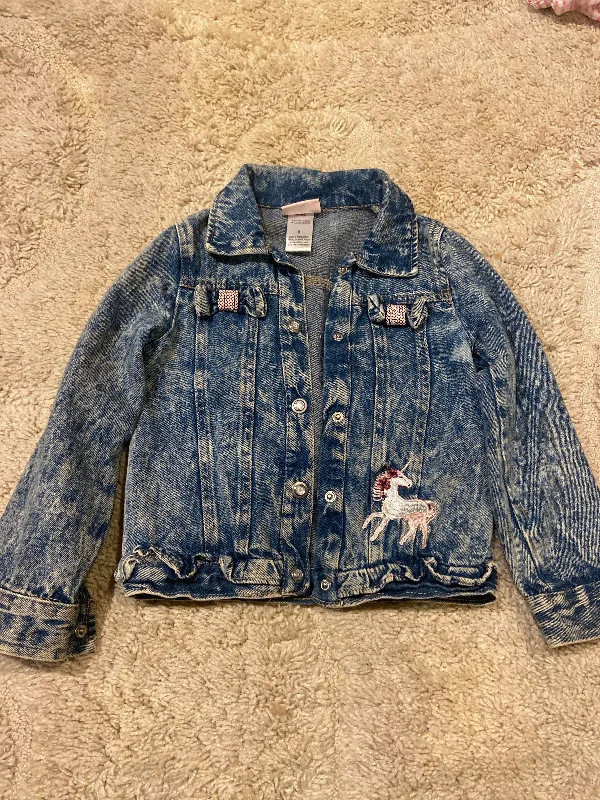 Lace-Up JacketsLittle lass Unicorn jean jacket size 6 6T/6