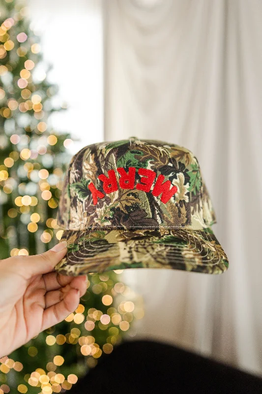 Cashmere JacketsMerry Camo Trucker Hat