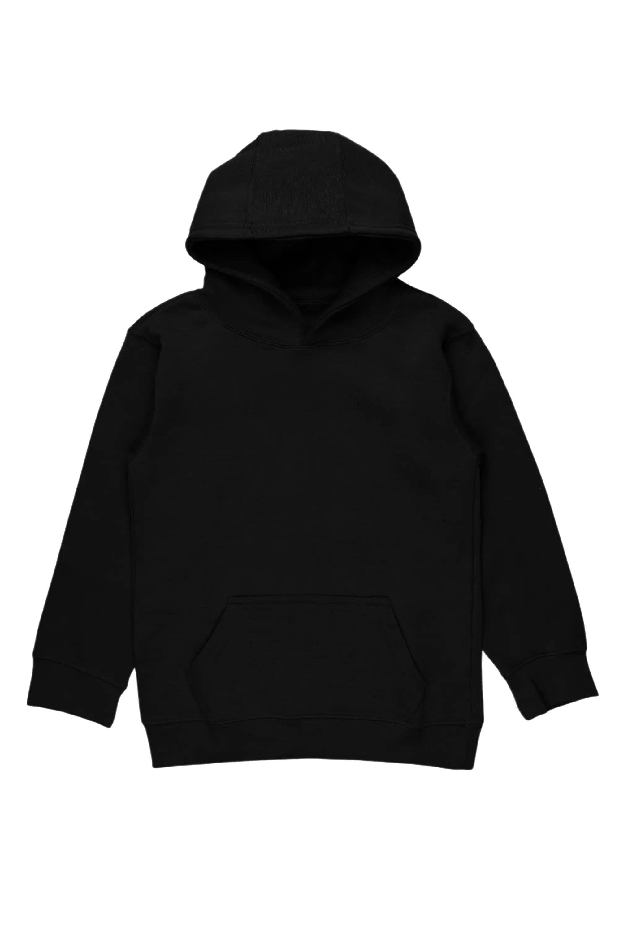 Mesh JacketsBoys Black Basic Hoodie