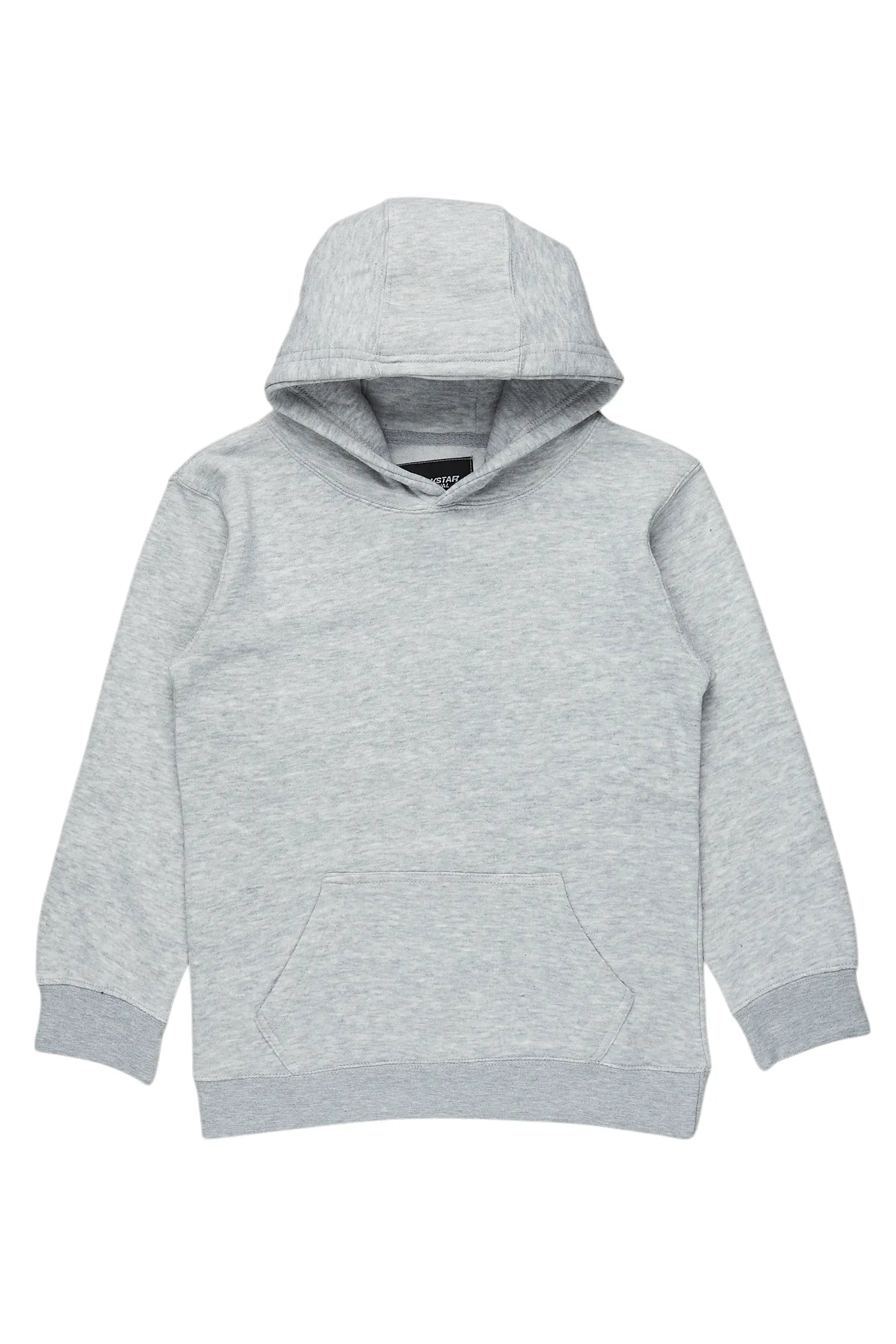 Quilted JacketsBoys Heather Grey Basic Hoodie