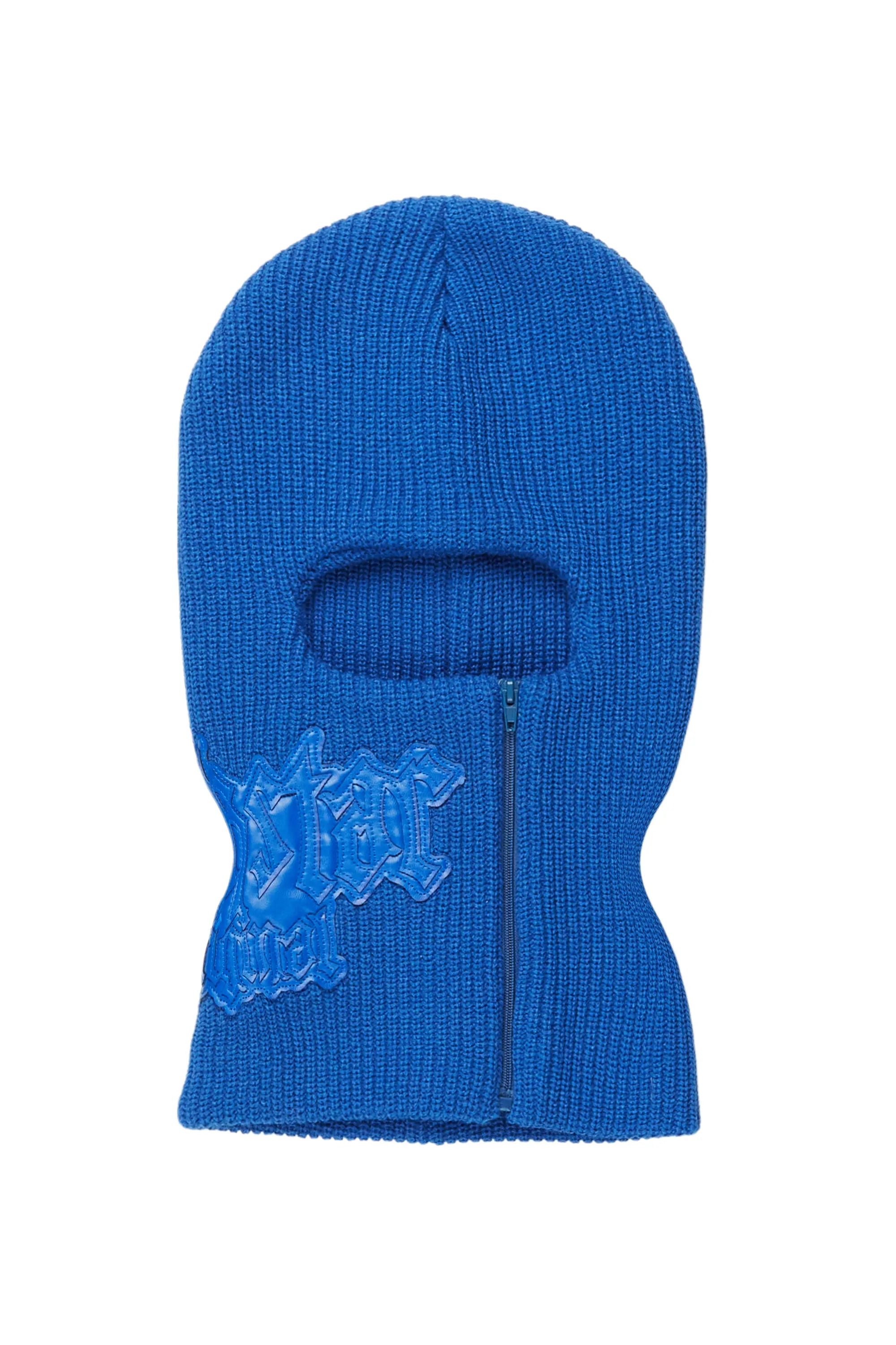 Bomber JacketsZaya Royal Blue Rubber Patch Ski Mask