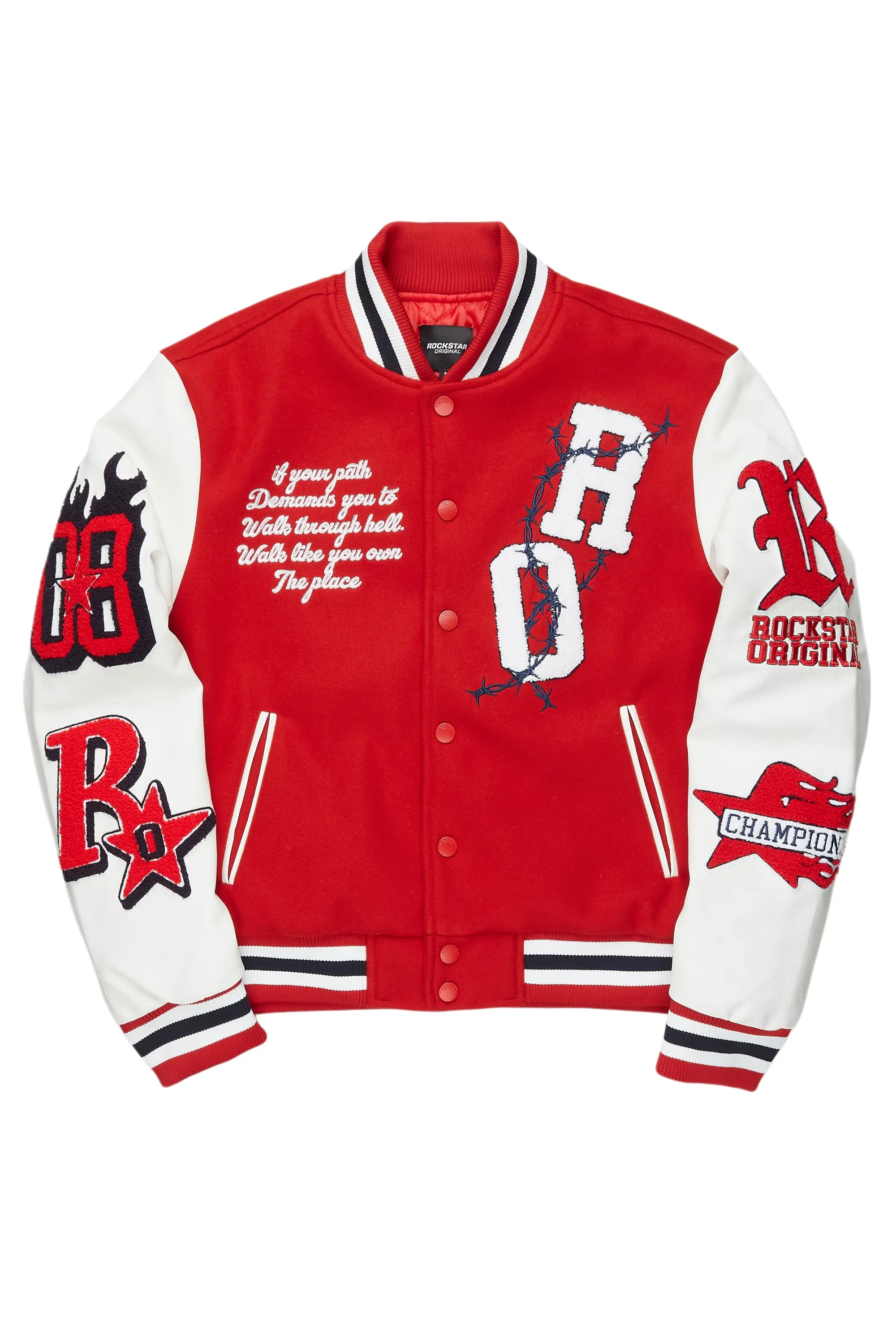 Wool JacketsSkoll Red Varsity Jacket