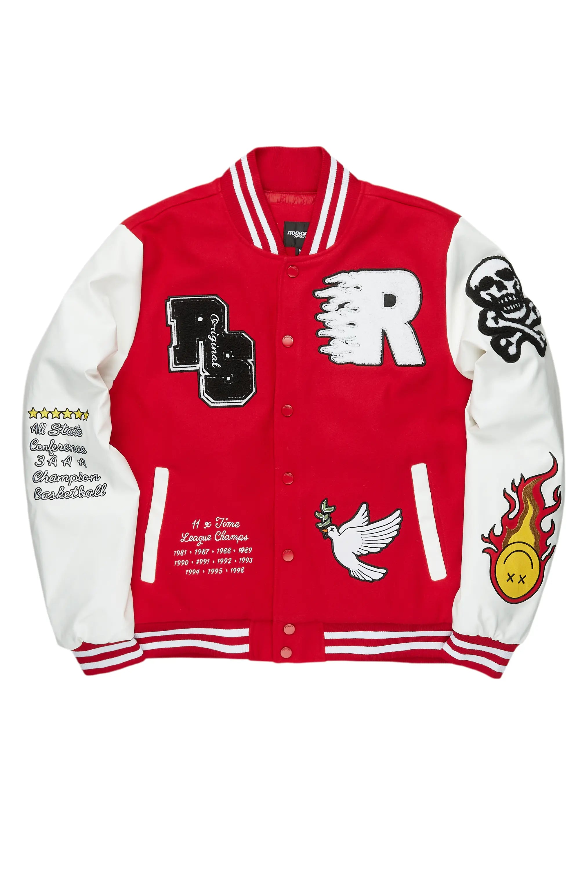 Cultural JacketsLeaner Red Bomber Jacket