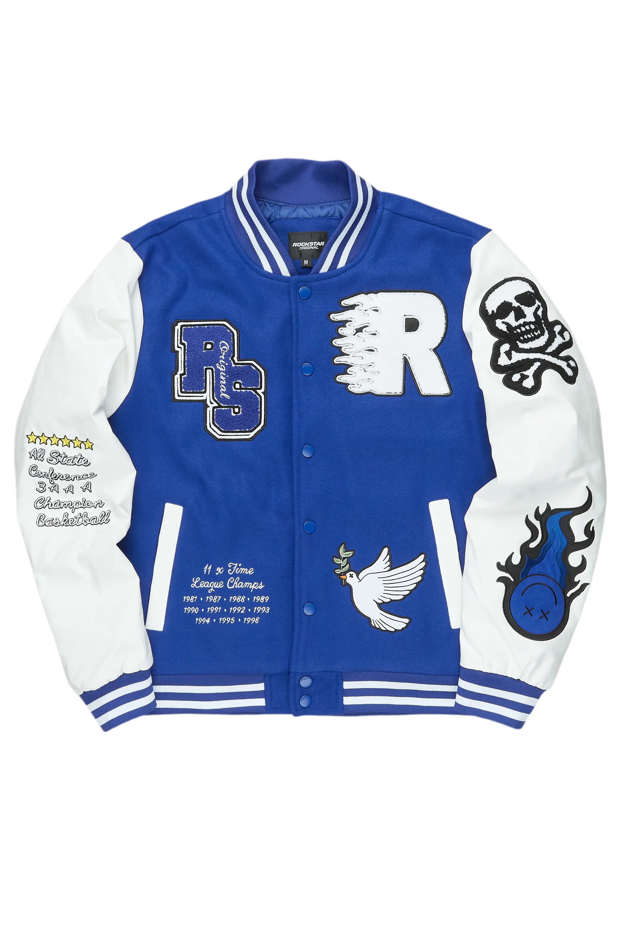 Statement JacketsLeaner Royal Blue Bomber Jacket