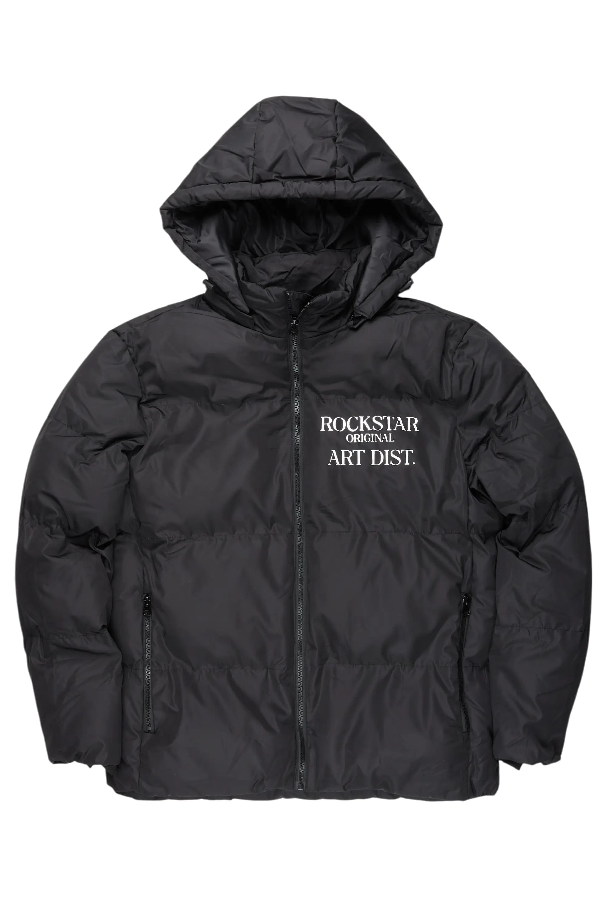 Sherpa JacketsBriggs Black Graphic Puffer