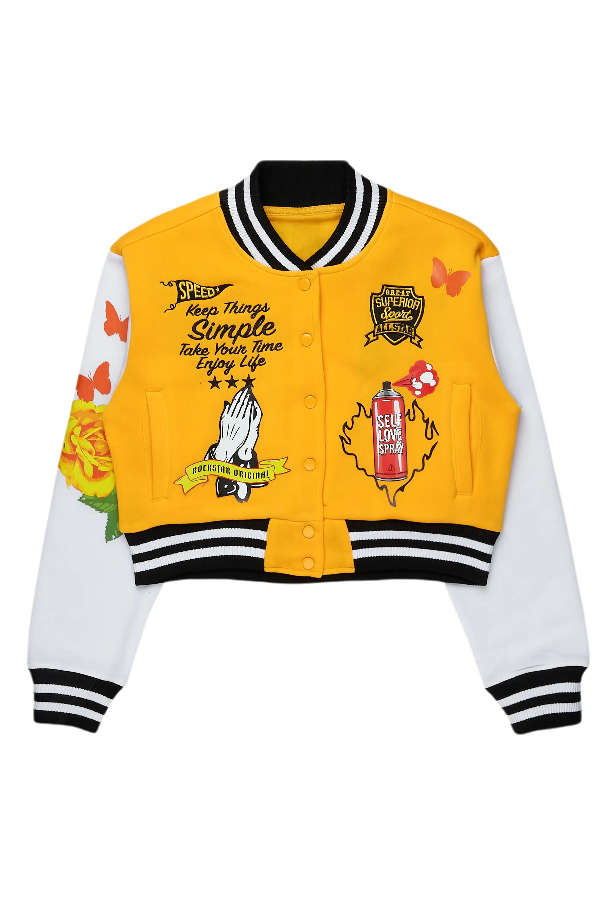 Formal JacketsTicoa Gold Varsity Jacket