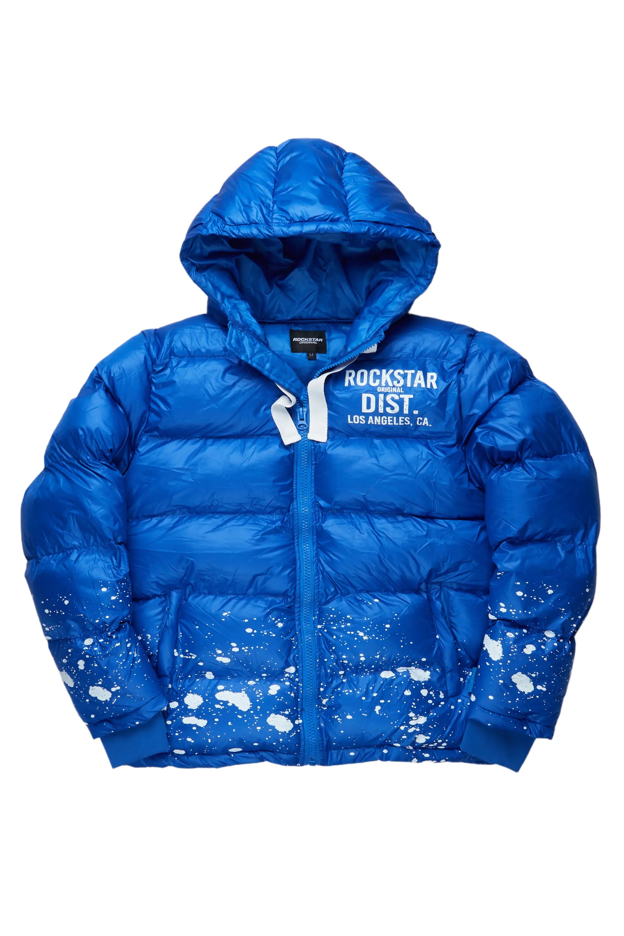 Puffer JacketsArt Dist. Royal Blue Puffer Jacket