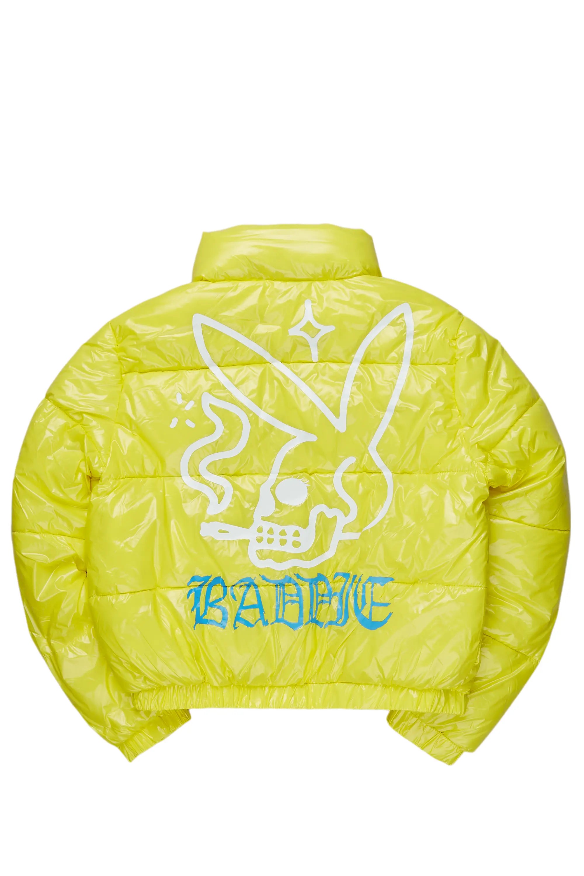 Summer JacketsBremissia Yellow Puffer Jacket