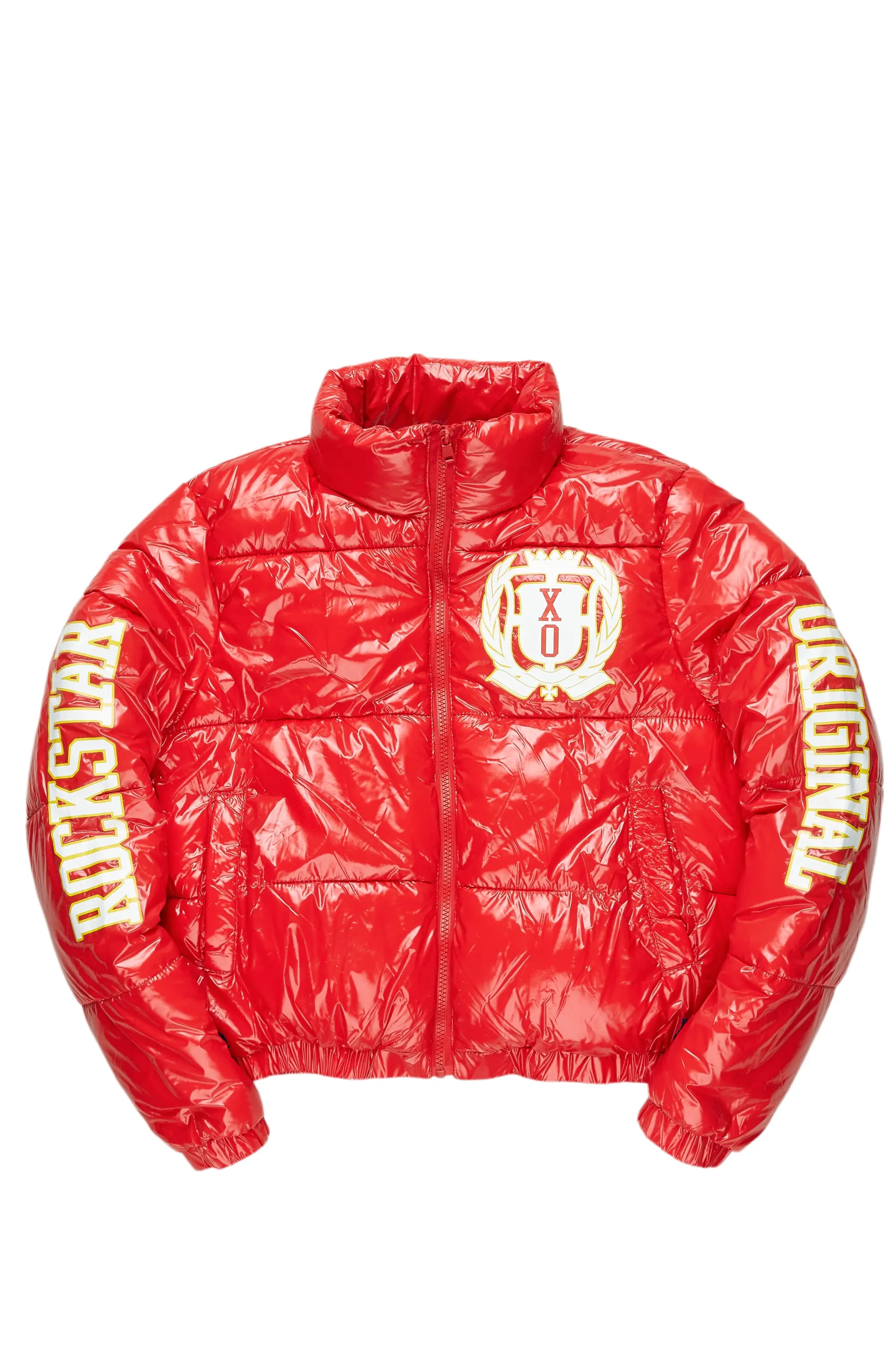 Reflective JacketsJaclyn Red Puffer Jacket