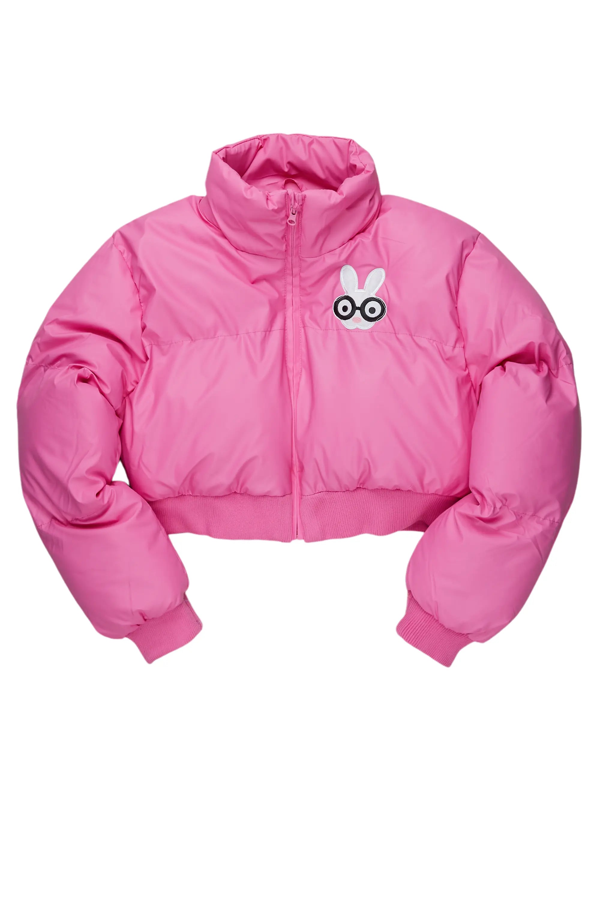 Pocketed JacketsTeireya Fuchsia Puffer Jacket