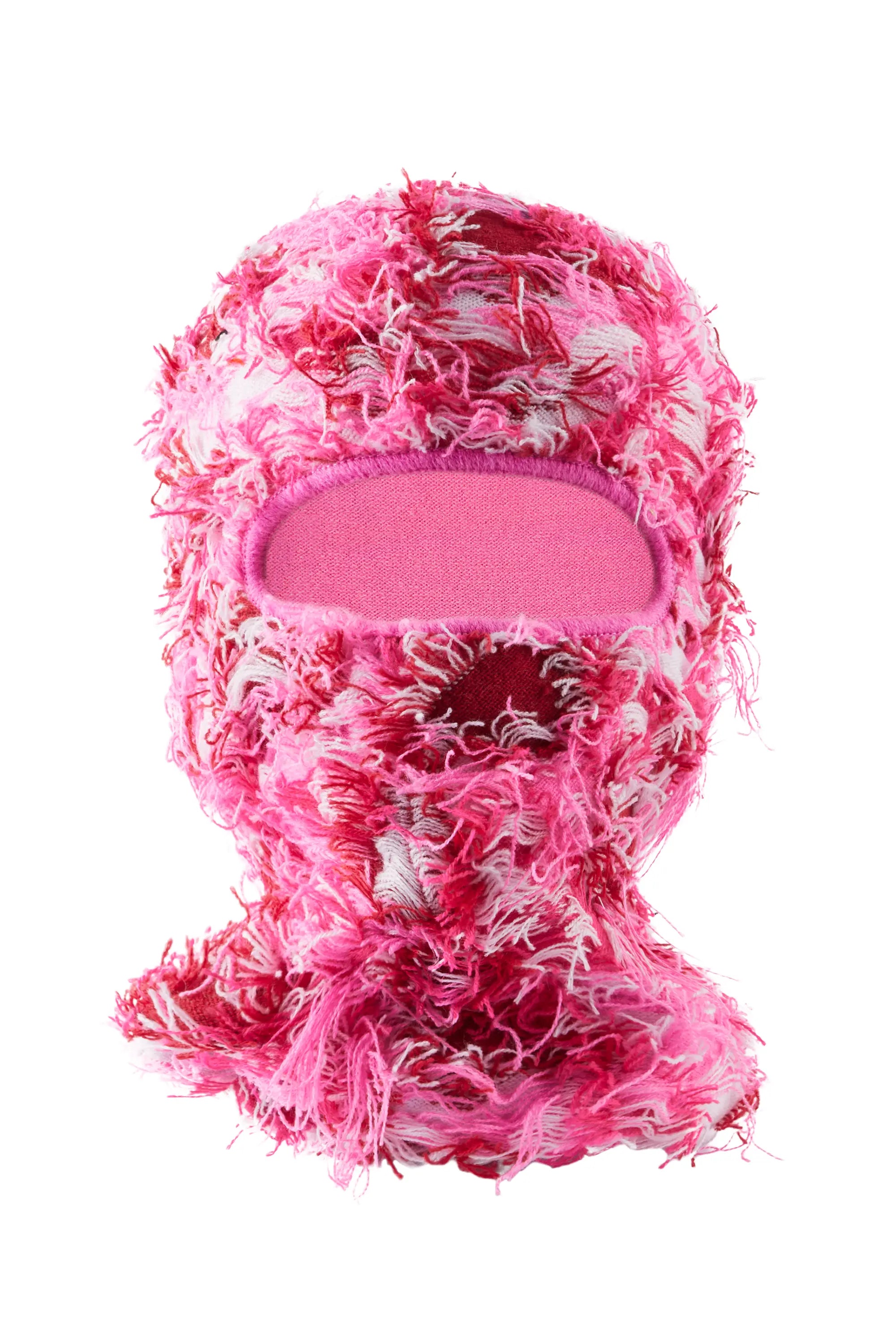 Velvet JacketsSeantee Pink Fuzzy Ski Mask