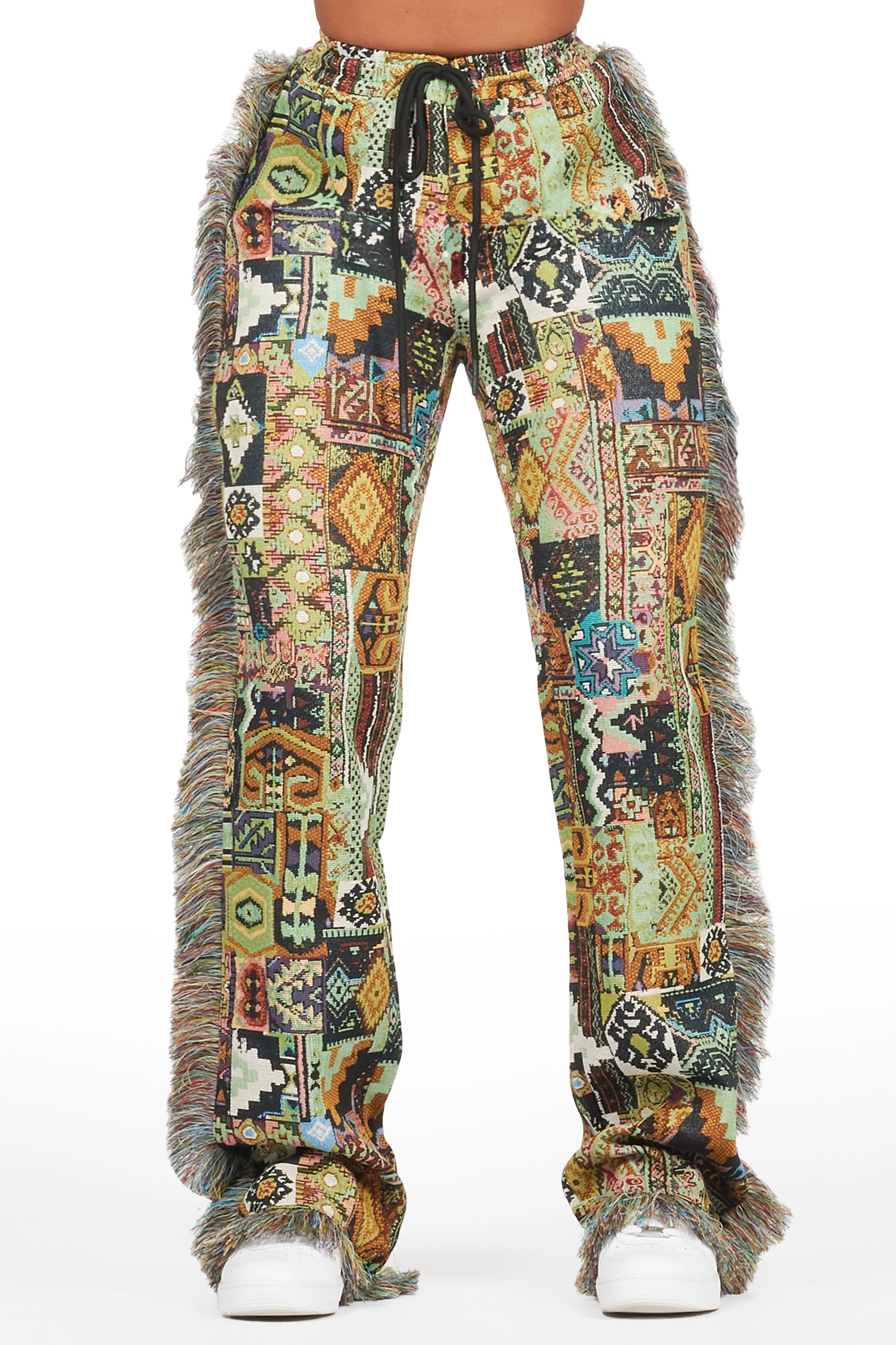 Summer JacketsJoliet Black Tapestry Stacked Pant