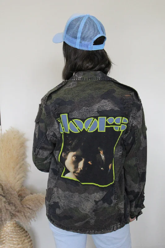 Cycling JacketsThe Doors Acid Wash Camo Jacket