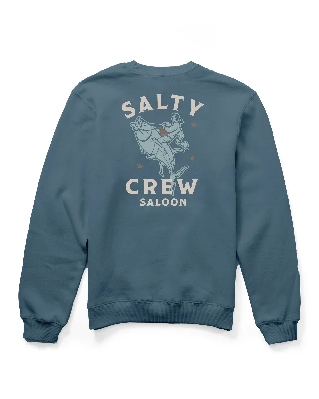 CrewneckfabricSaloon Boys Crew Fleece - Slate