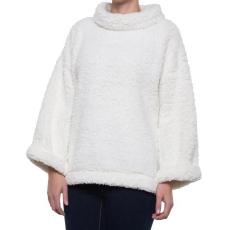 Retro Knit TopsDylan Super Soft Funnel Neck Sherpa Sweater