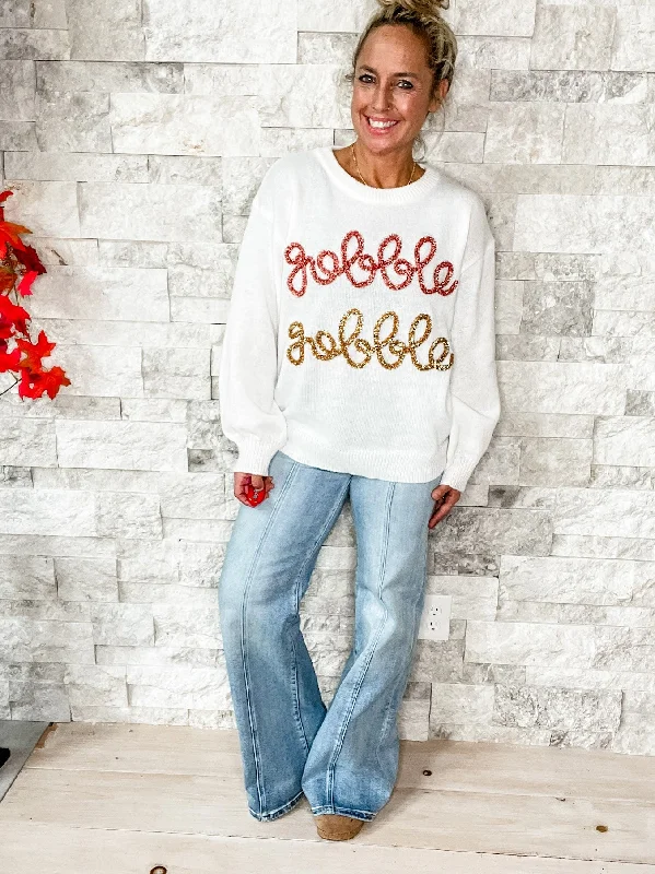 Recycled Fabric Knit TopsGobble Gobble Sweater (S-XL)