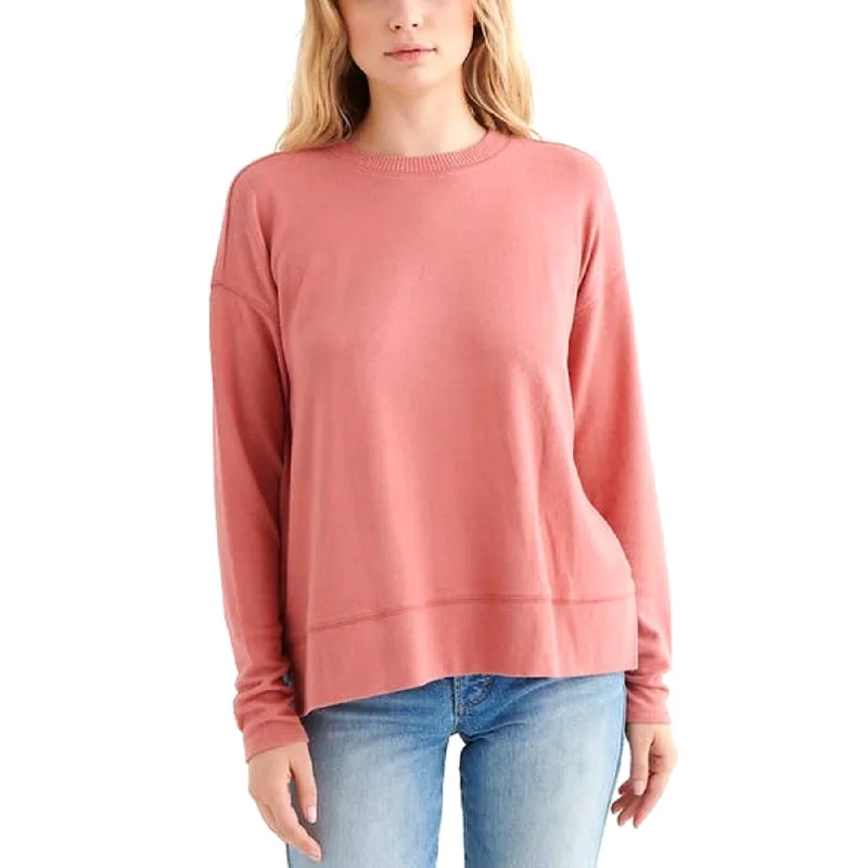 Luxury Knit TopsLucky Brand Women's Ultra Soft Cloud Jersey Wrinkle Free Lightweight Sweater Top