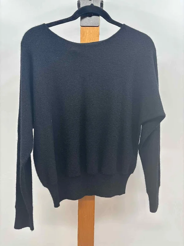 Layered Knit TopsPrive Women's Size S Black Solid Sweater