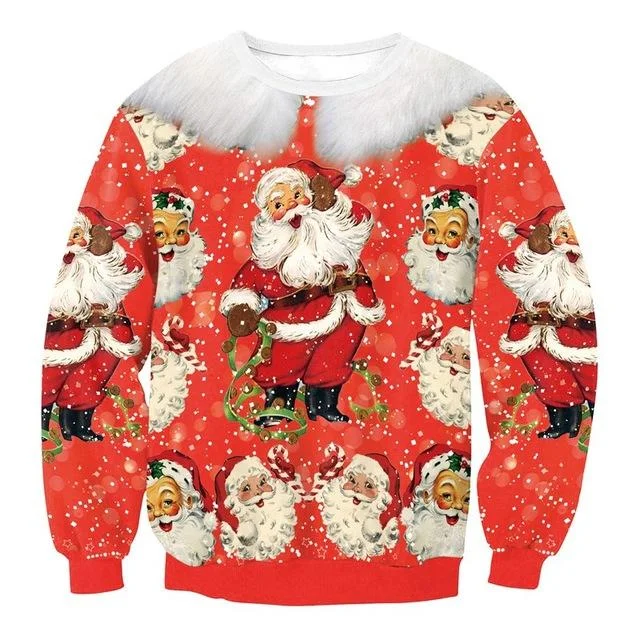 Embroidered Knit TopsUgly Christmas Sweaters