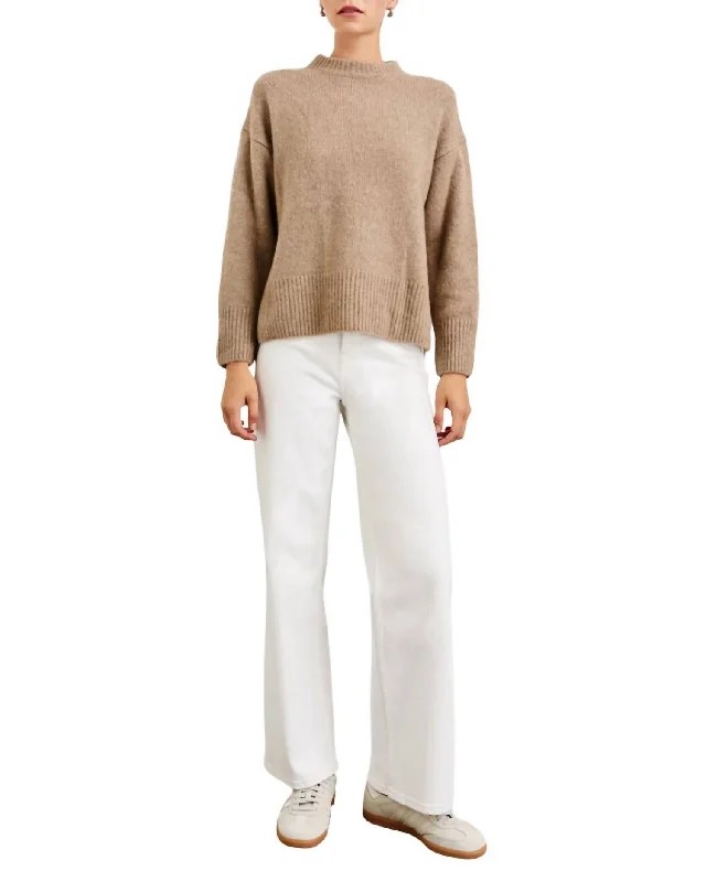 Button-Up Knit TopsMiranda Sweater In Oatmeal