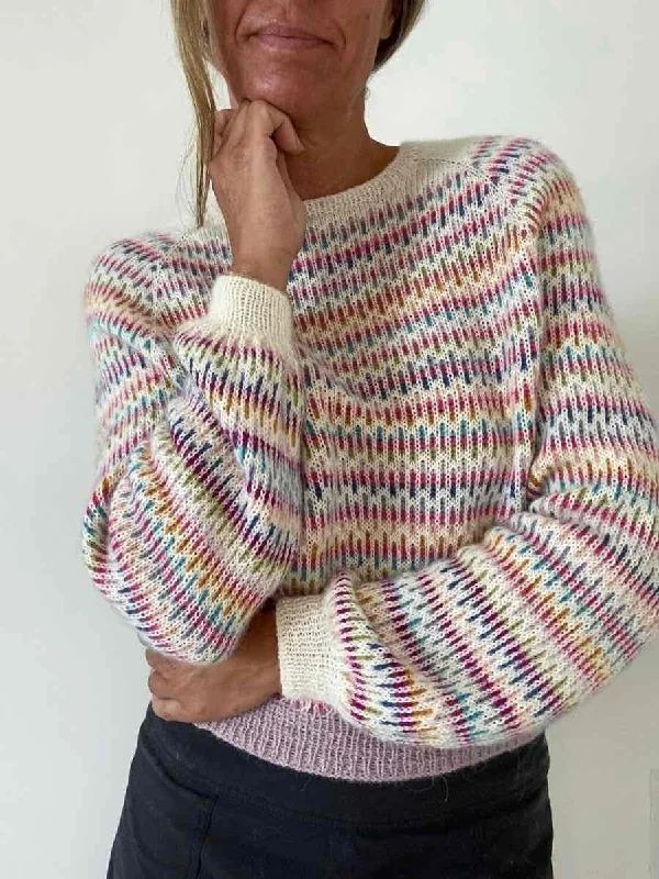 Artist Knit TopsNo 44 sweater by VesterbyCrea, No 4 kit (5 colors)